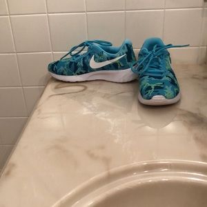 Nike Blue Camo Sneakers
